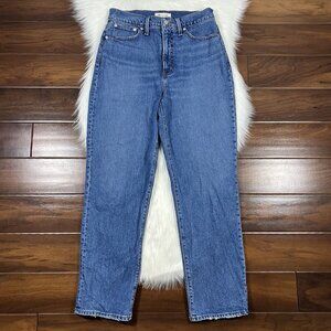 Madewell Women's Size 29 Earlwood The Perfect Vintage Straight Denim Jeans NJ179